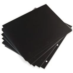 9 1/2 X 11 1/2" 3-Hole Punched Mounting Pages With Protectors (25-Pack)