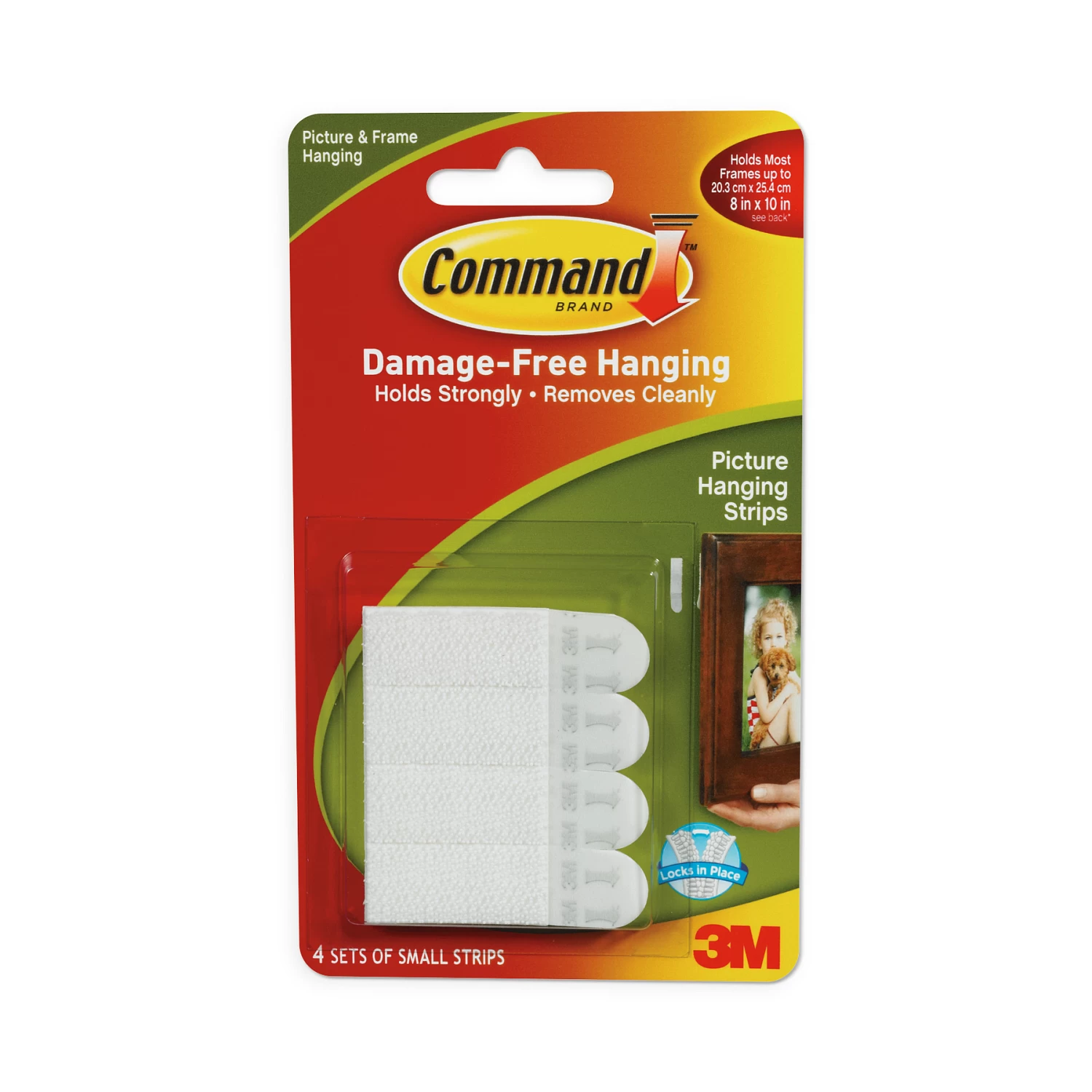 3M Command Picture Hanging Strips (Pack Of 4 Sets) 1 3M Command Picture Hanging Strips (Pack Of 4 Sets)