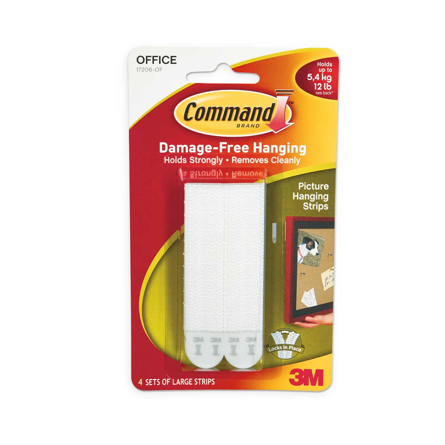 3M Command Picture Hanging Strips (Pack Of 4 Sets) 3 3M Command Picture Hanging Strips (Pack Of 4 Sets) - Image 3