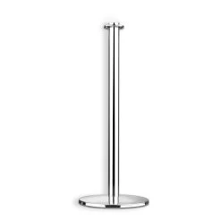 Lawrence Contemporary Metal Theater Post With Flat Base