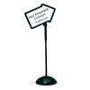 Safco® Write Way® Indoor Double-Sided Directional Arrow Message Board Stand