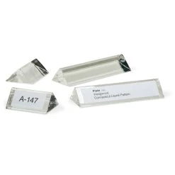 Acrylic Label Triangles (12-Pack)