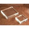 Clear Acrylic Beveled Display Base
