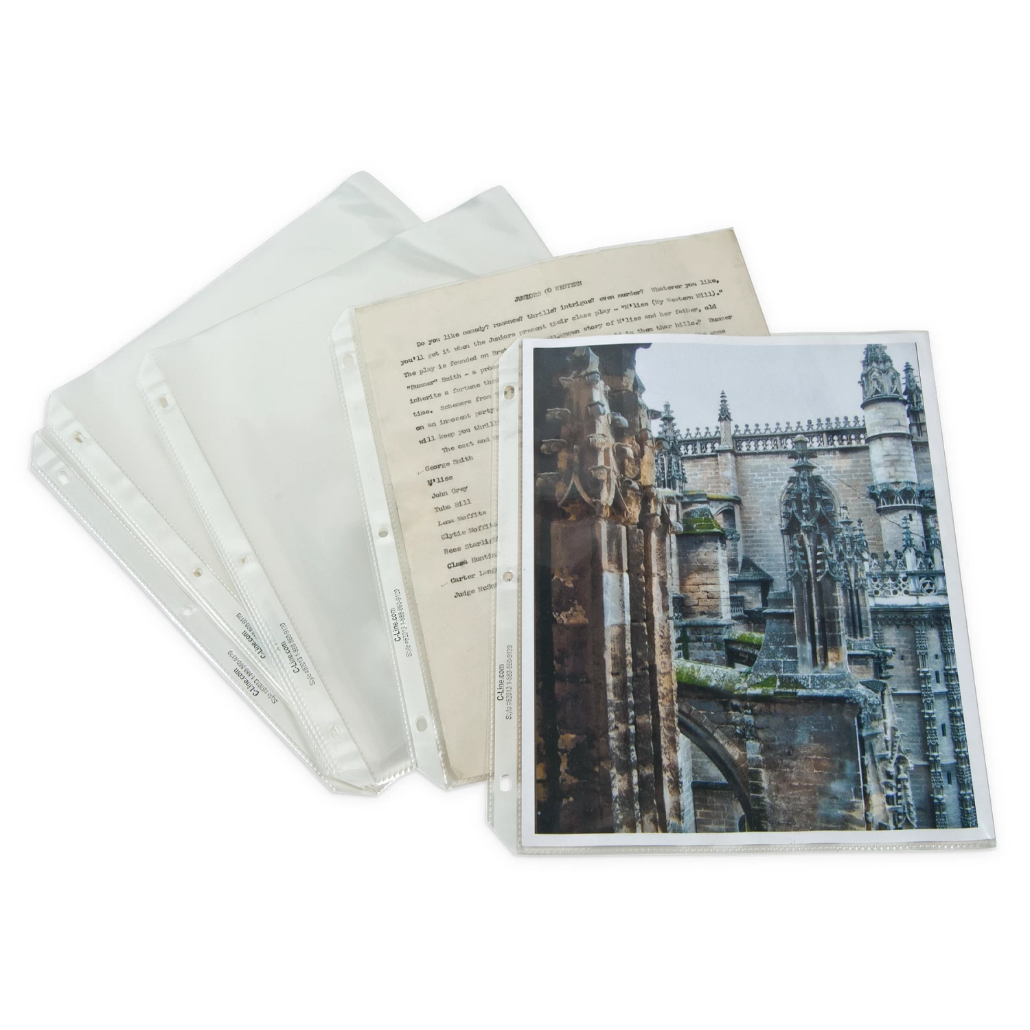 C-Line® Heavy Weight Polypropylene Nonglare Sheet Protectors (50-Pack) 1 C-Line® Heavy Weight Polypropylene Nonglare Sheet Protectors (50-Pack)