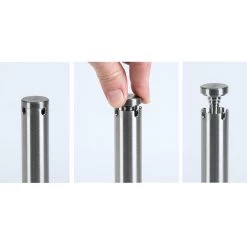 Freestanding 16"H Exhibit Barriers -Storage protective equipment 64 116 TwistTop