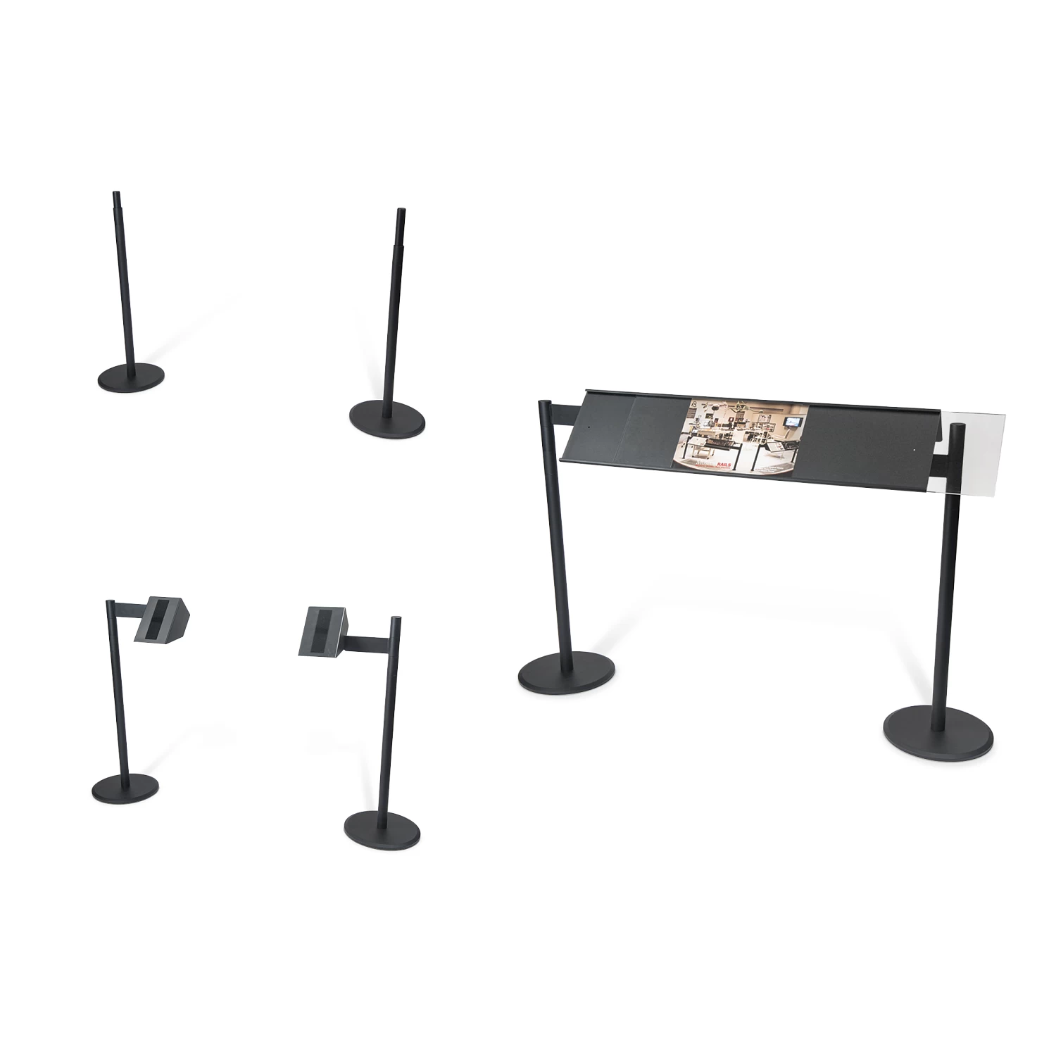 MuseumRails Modular Reader Rail Starter Unit 2 MuseumRails Modular Reader Rail Starter Unit - Image 2