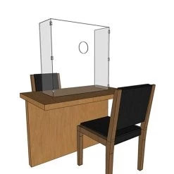 Temperature Check Acrylic Shield 5 Temperature Check Acrylic Shield -Storage protective equipment 65 202a