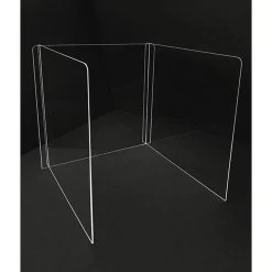 Acrylic Three-Sided Desk Shield 5 Acrylic Three-Sided Desk Shield -Storage protective equipment 65 203a