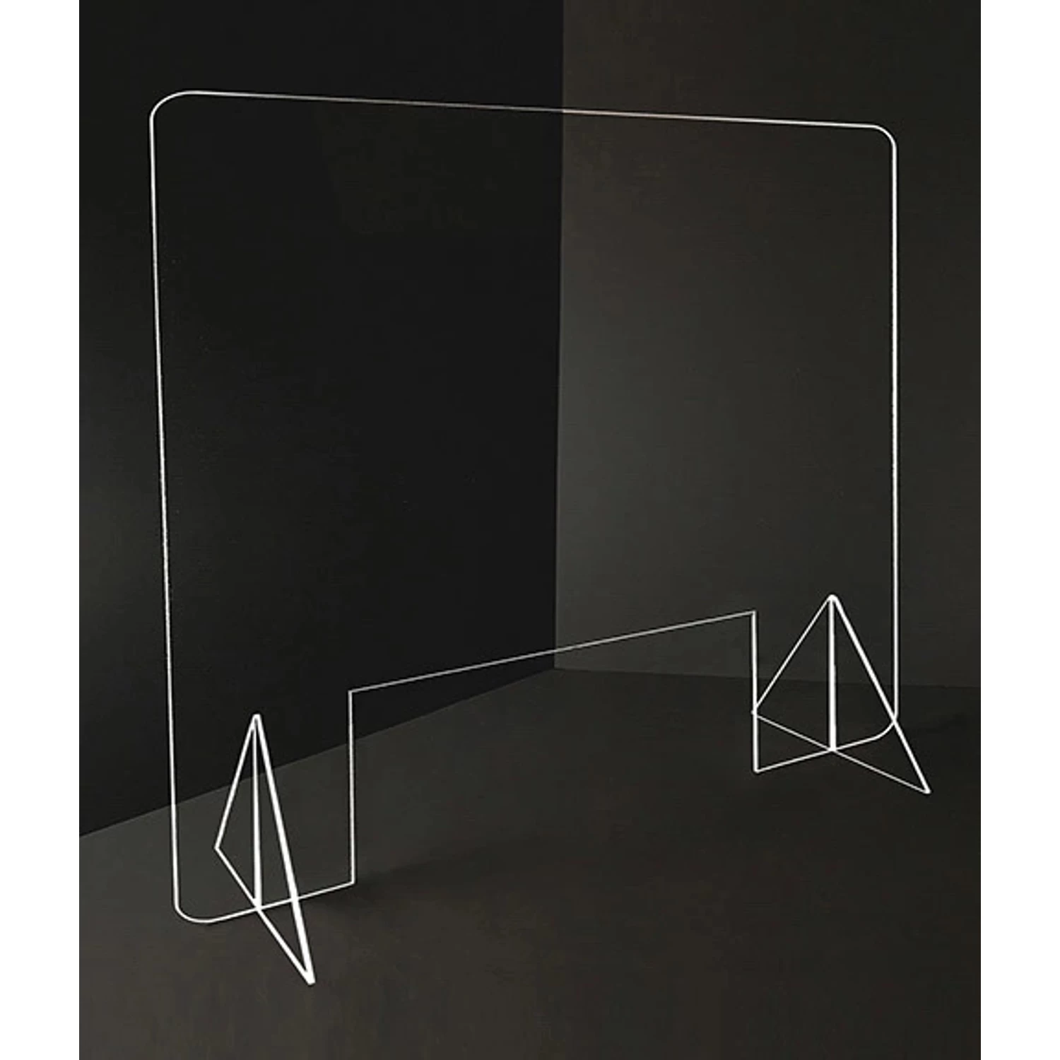 Extra-Large Freestanding Acrylic Shield 3 Extra-Large Freestanding Acrylic Shield - Image 3