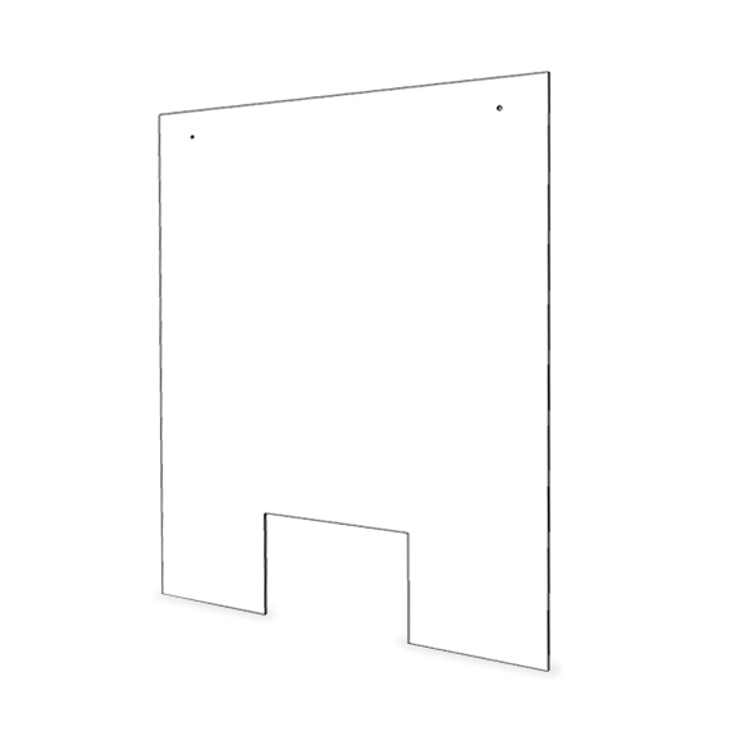 Hanging Acrylic Protective Panel 1 Hanging Acrylic Protective Panel