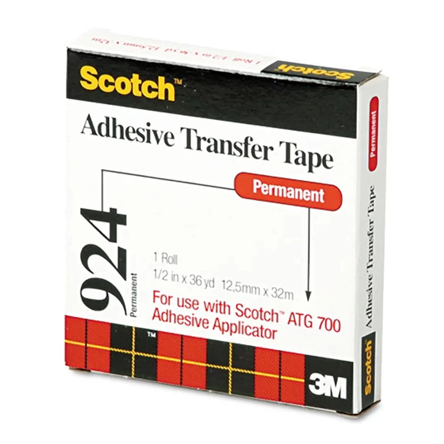 Scotch® Double-Sided Tape For ATG 700 Adhesive Applicator (36 Yds.) 1 Scotch® Double-Sided Tape For ATG 700 Adhesive Applicator (36 Yds.)