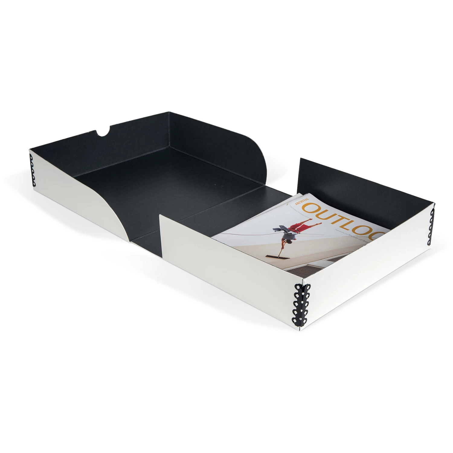 Gaylord Archival® White Barrier Board Clamshell Box 2 Gaylord Archival® White Barrier Board Clamshell Box - Image 2
