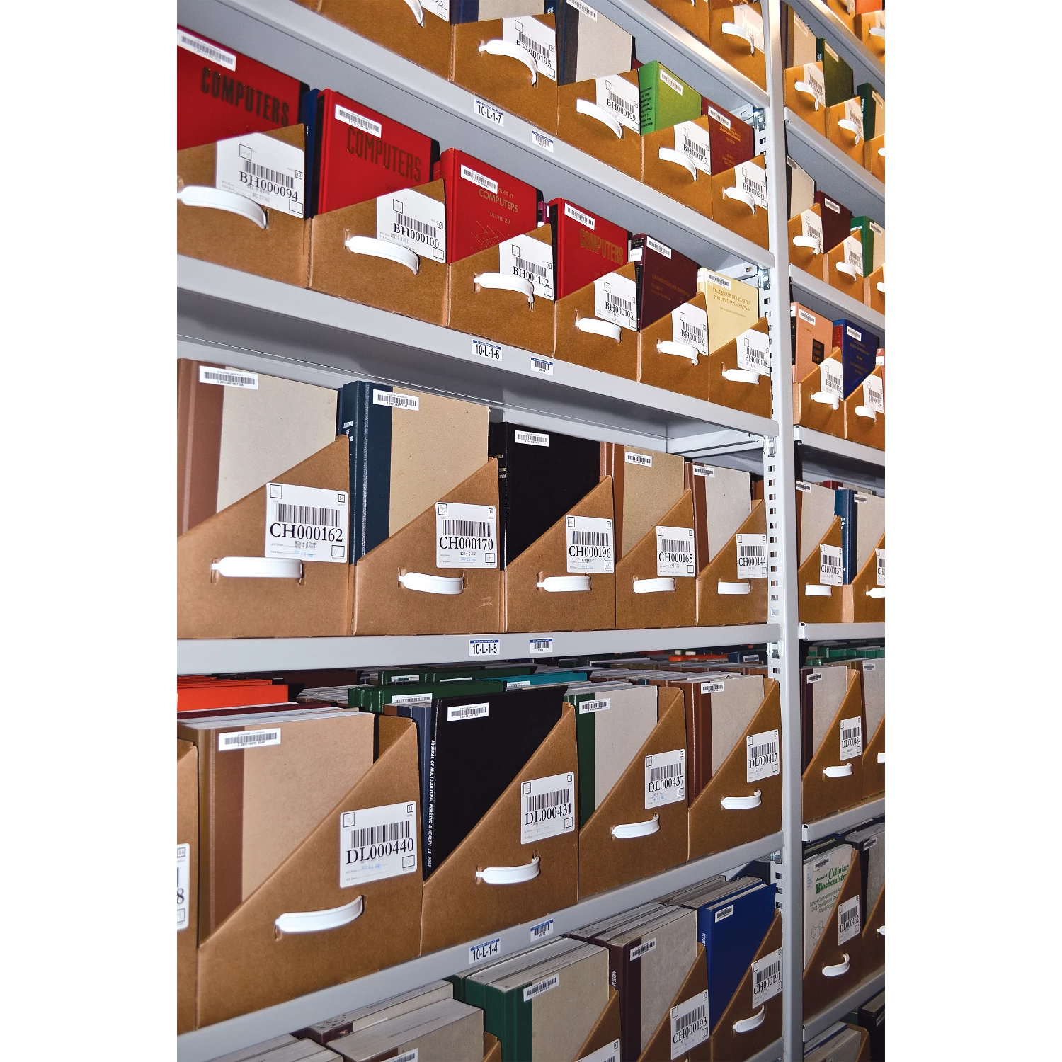 Gaylord Archival® Brown Kraft B-flute Book Tray With Handles 2 Gaylord Archival® Brown Kraft B-flute Book Tray With Handles - Image 2