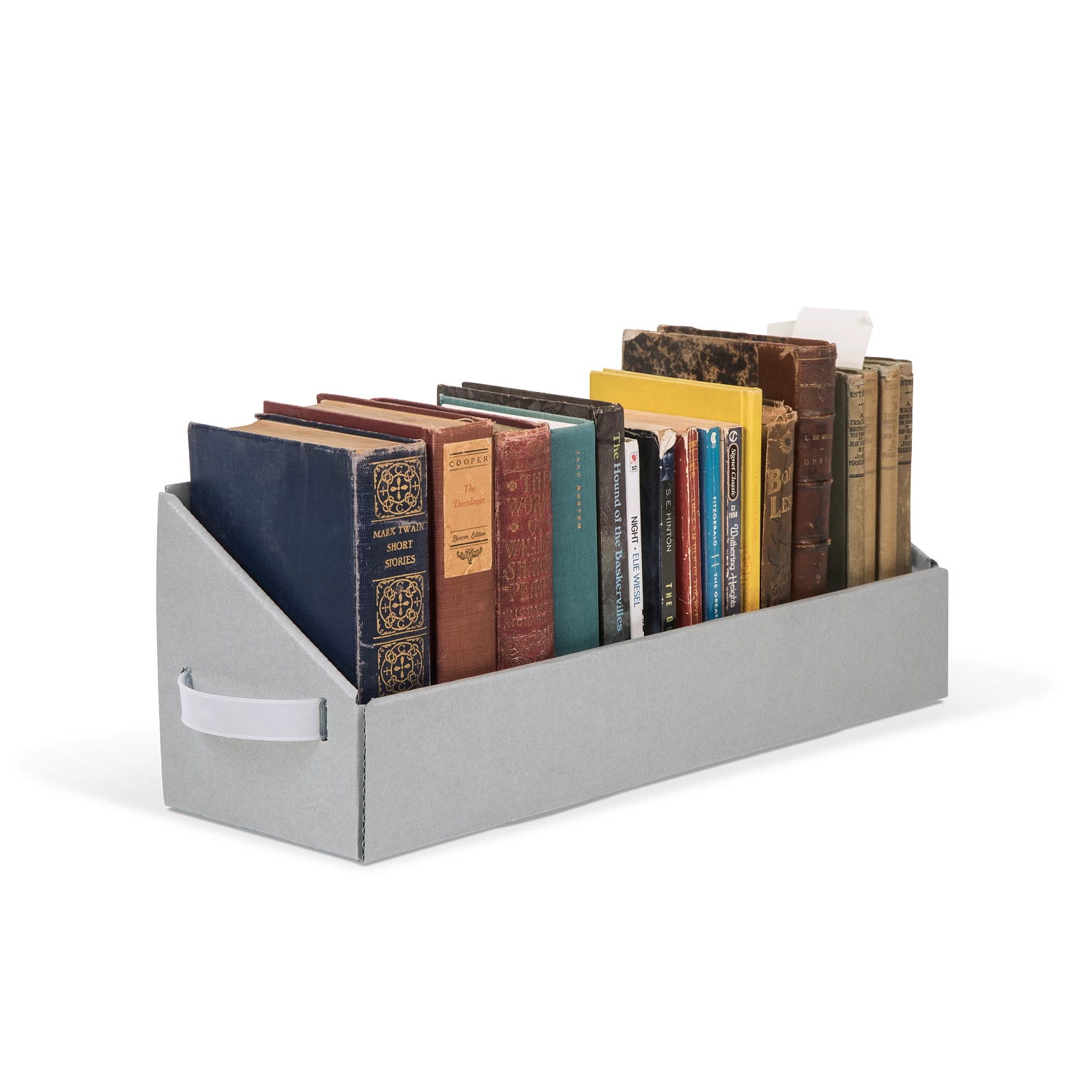 Gaylord Archival® Blue B-flute Book Tray With Handles 1 Gaylord Archival® Blue B-flute Book Tray With Handles