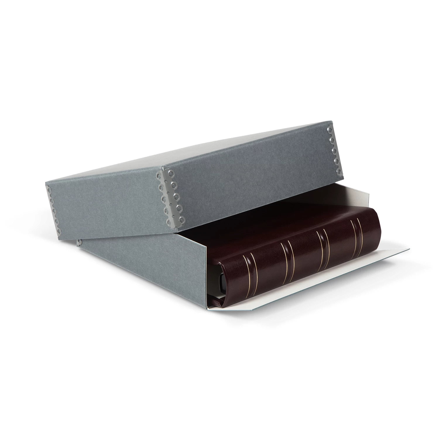 Gaylord Archival® Storage Box For Print File® O-Ring Gallery Leather Compact Album 1 Gaylord Archival® Storage Box For Print File® O-Ring Gallery Leather Compact Album