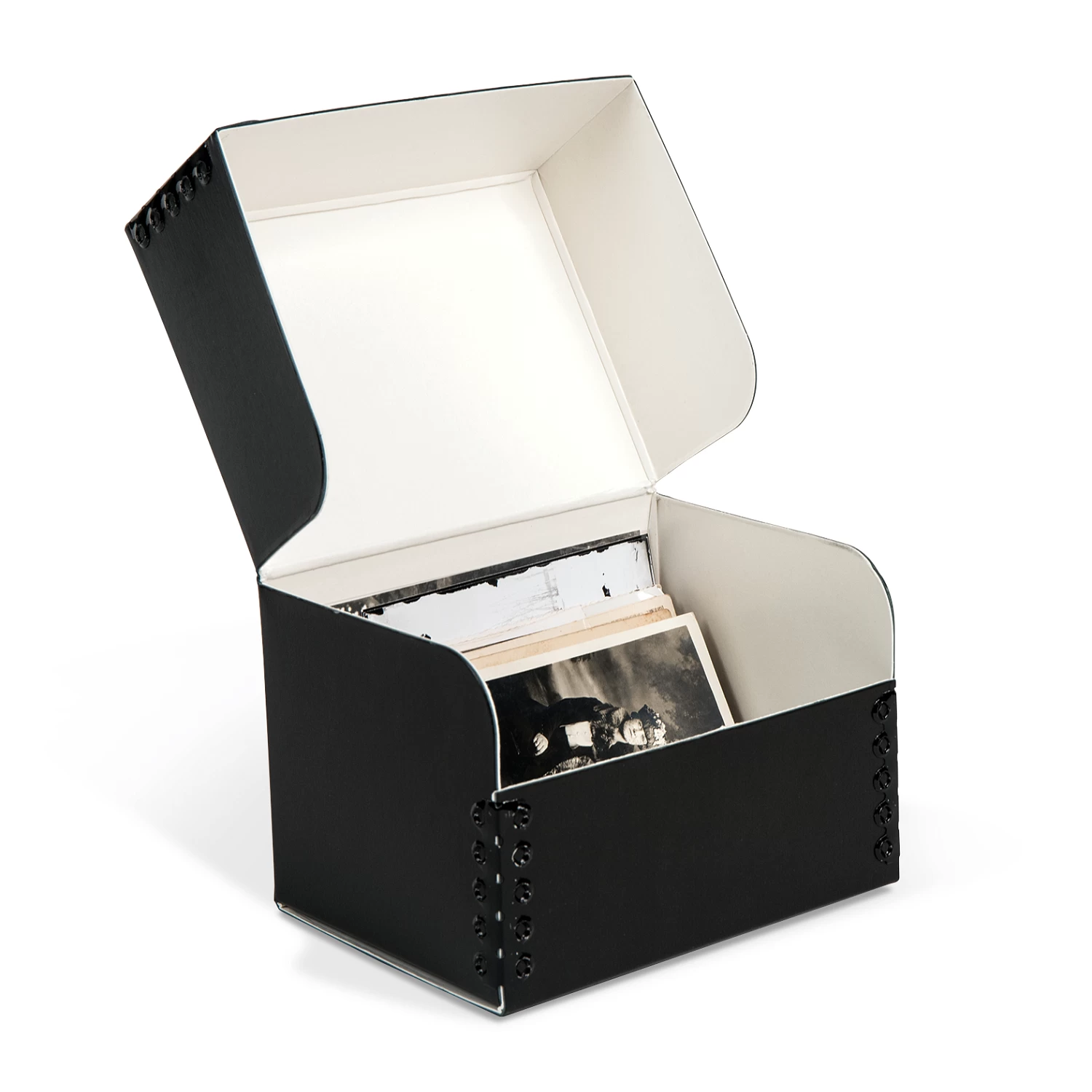 Gaylord Archival® Black Barrier Board Flip-Top Photo & Print Box 1 Gaylord Archival® Black Barrier Board Flip-Top Photo & Print Box