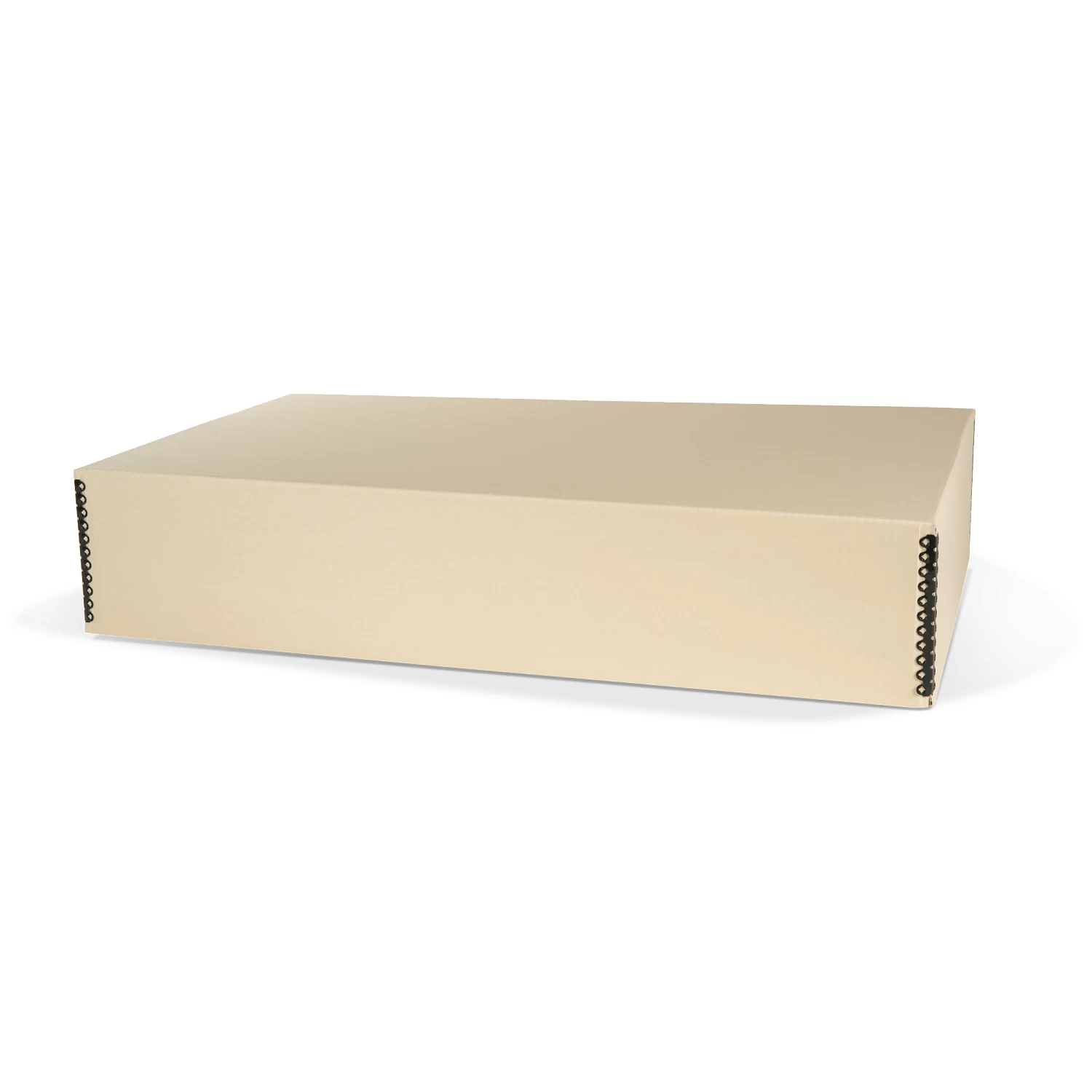 Gaylord Archival® Light Tan B-Flute Deep Lid Textile Box 2 Gaylord Archival® Light Tan B-Flute Deep Lid Textile Box - Image 2