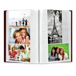 Pioneer® 300-Capacity Bonded Leather Photo Album -Storage protective equipment CLB346 BNa