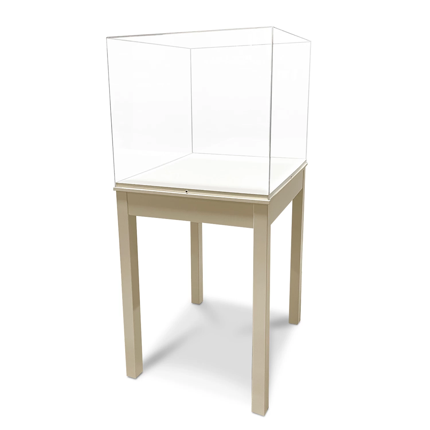 Gaylord Archival® Crystal Table Leg Exhibit Case 1 Gaylord Archival® Crystal Table Leg Exhibit Case