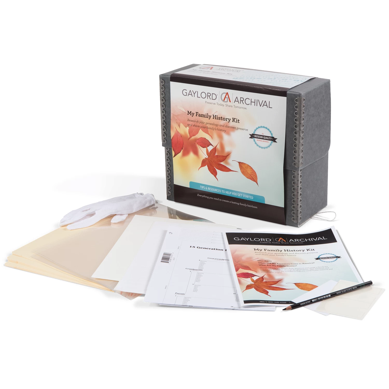 Gaylord Archival® My Family History Kit 1 Gaylord Archival® My Family History Kit