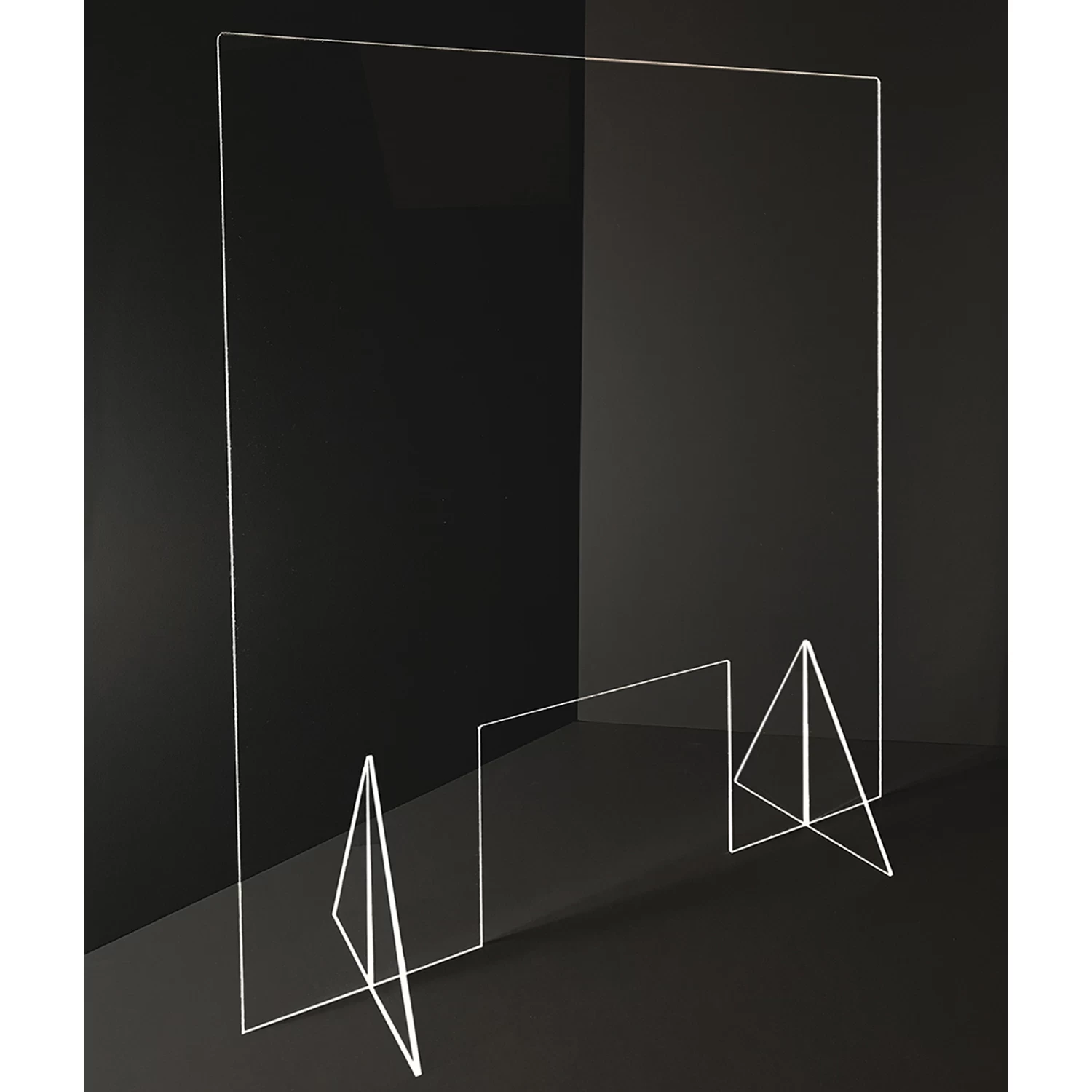 Freestanding Acrylic Countertop Shield 2 Freestanding Acrylic Countertop Shield - Image 2