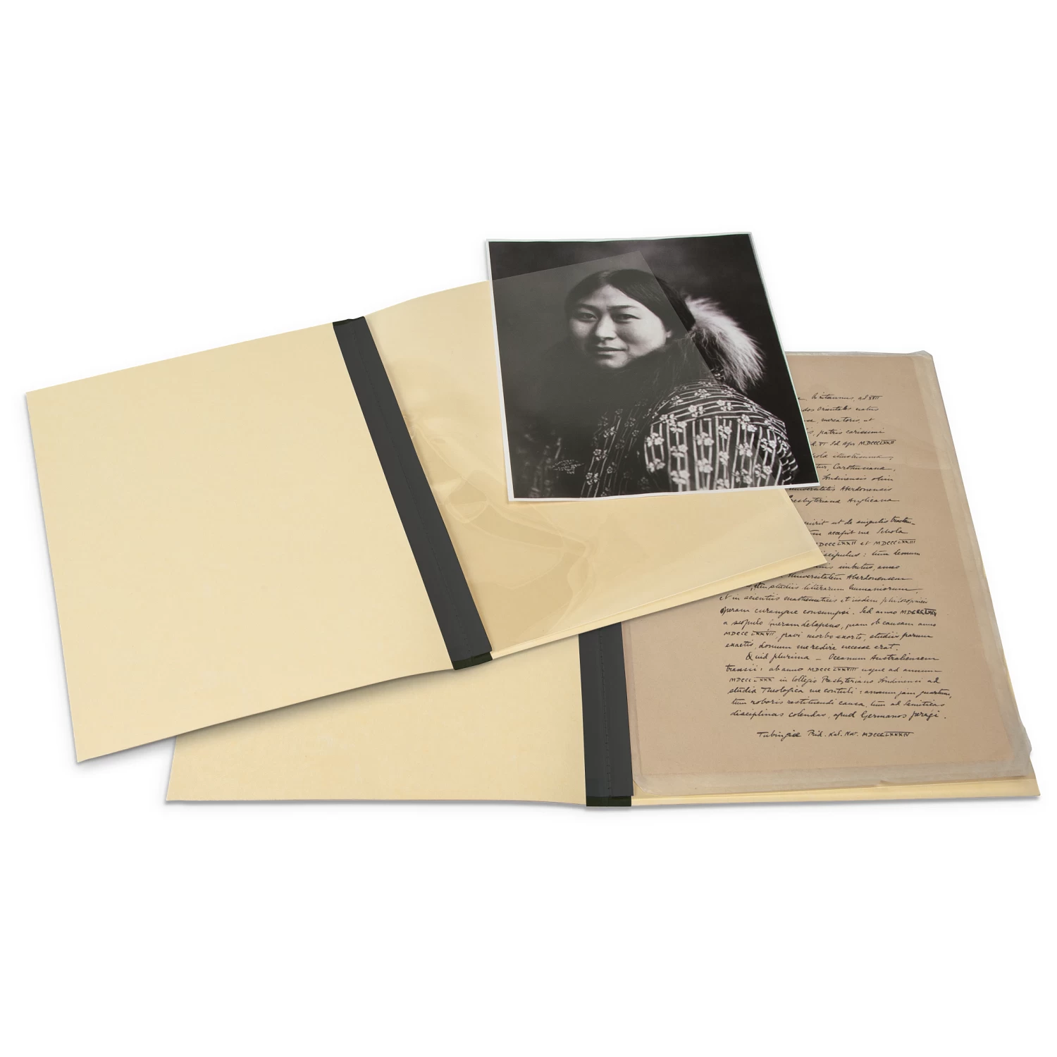 Gaylord Archival® 19 Pt. Viewing Folders With 3 Mil Archival Polyester L-Sleeves (5-Pack) 1 Gaylord Archival® 19 Pt. Viewing Folders With 3 Mil Archival Polyester L-Sleeves (5-Pack)
