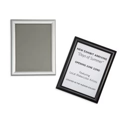 Gaylord Archival® Satin Silver Flip Frame Sign Holder -Storage protective equipment GFF811 Sa
