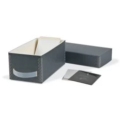 Gaylord Archival® Blue/Grey Barrier Board Glass Negative Storage System With Handle