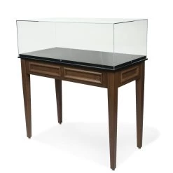 Gaylord Archival® Hudson Bedford Raised Molding Exhibit Case With UV Acrylic & Humidity Control