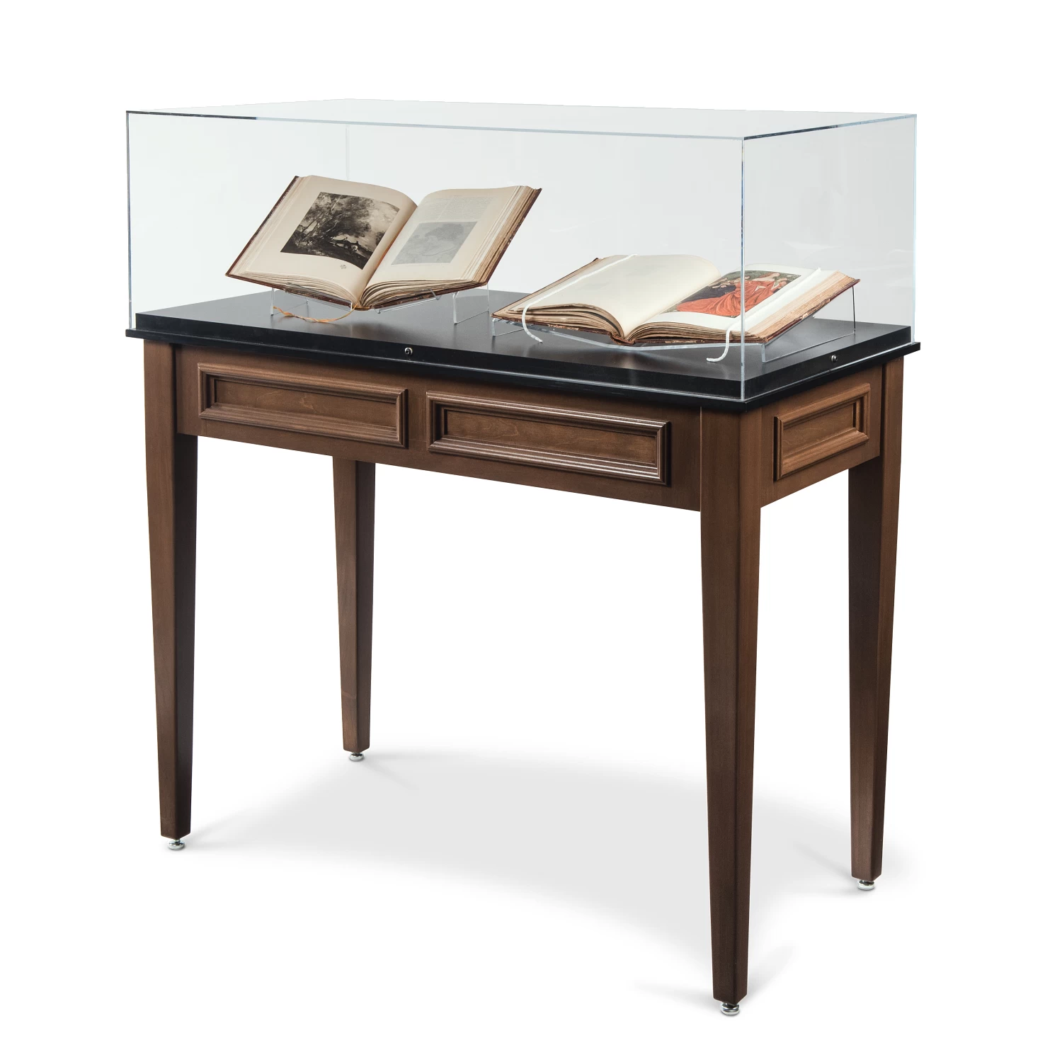 Gaylord Archival® Hudson Bedford Raised Molding Exhibit Case With UV Acrylic & Humidity Control 2 Gaylord Archival® Hudson Bedford Raised Molding Exhibit Case With UV Acrylic & Humidity Control - Image 2