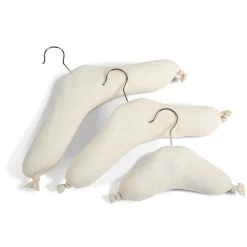 Hangerbee Polypropylene Core Padded Hanger With Chrome Hook