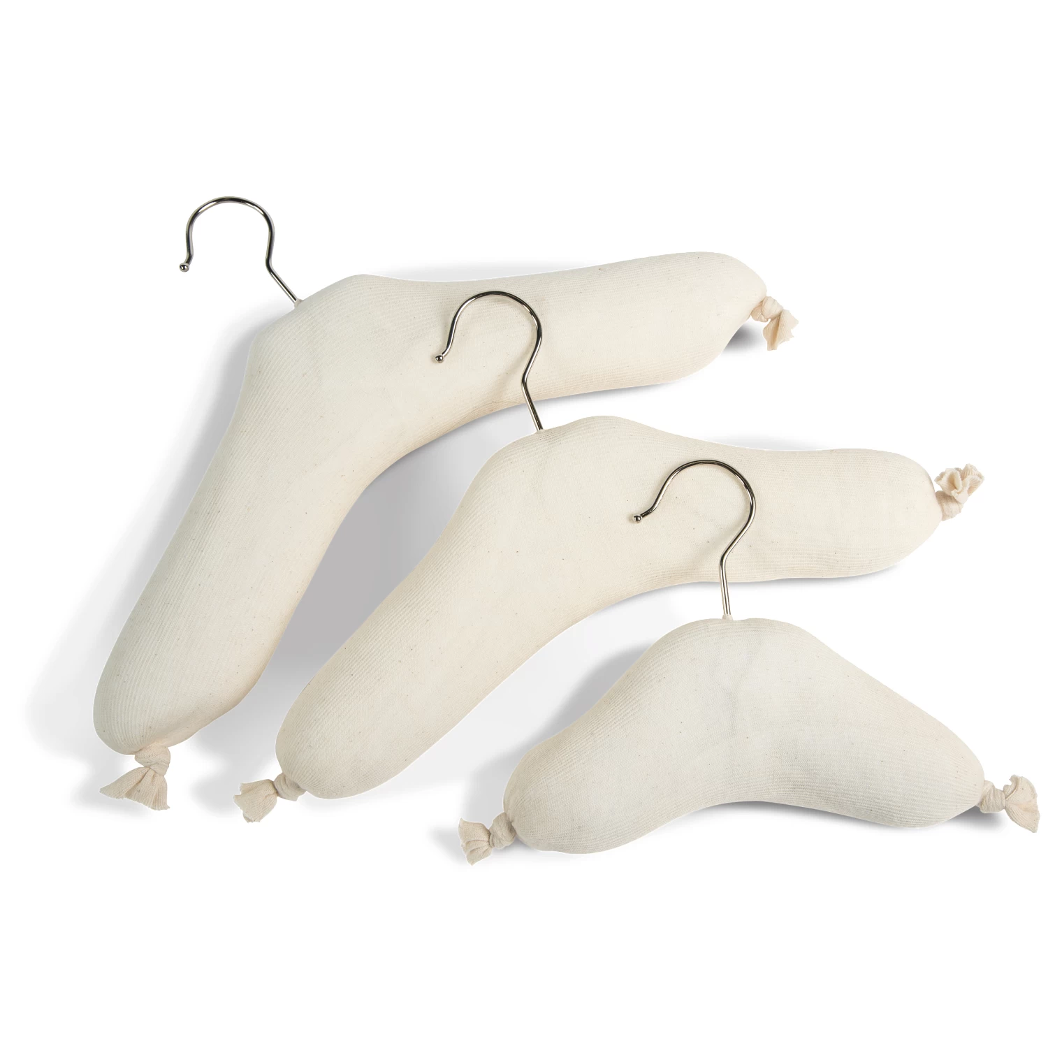 Hangerbee Polypropylene Core Padded Hanger With Chrome Hook 1 Hangerbee Polypropylene Core Padded Hanger With Chrome Hook