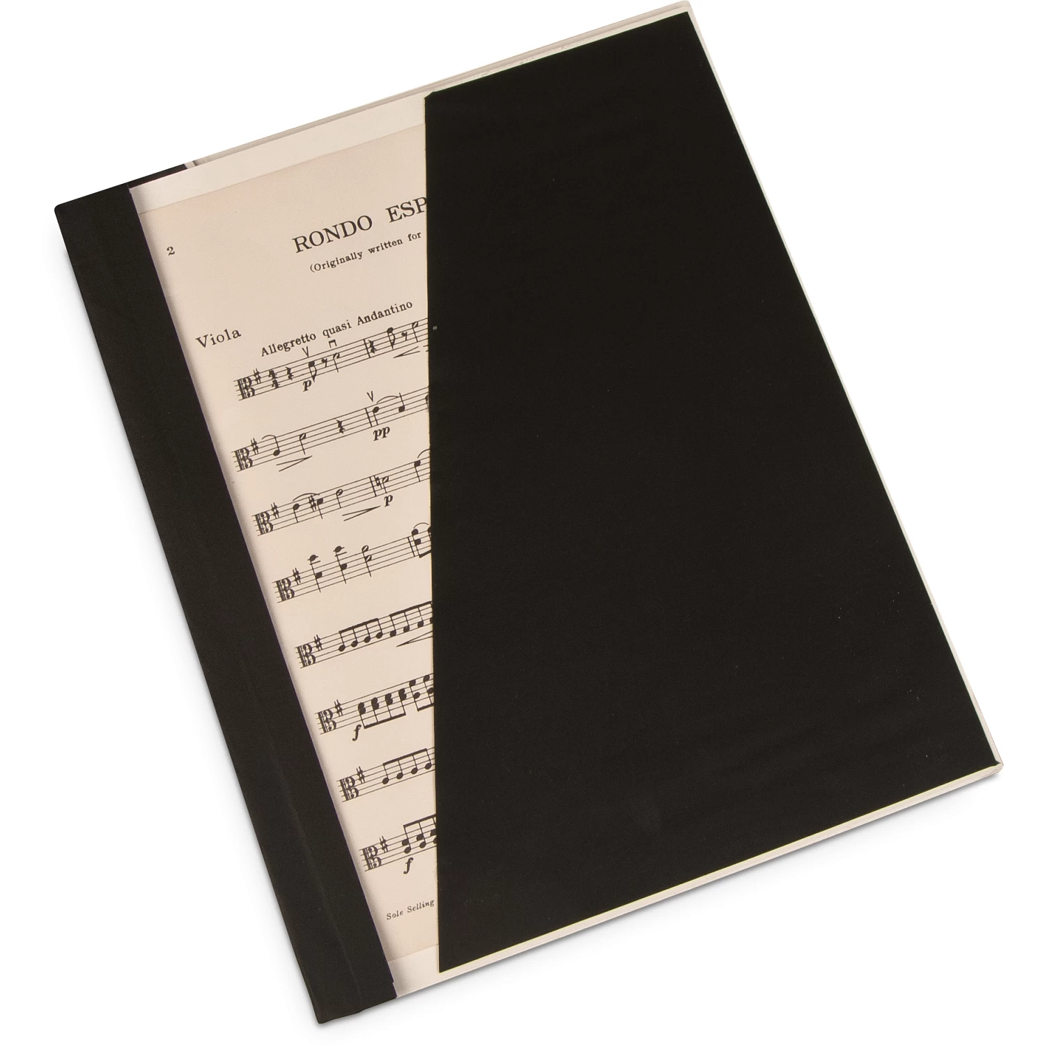 Gaylord Archival® Classic 1/4" Double Cloth Spine Sew Or Staple Music Binder With Clear Cover & Diagonal Pocket 1 Gaylord Archival® Classic 1/4" Double Cloth Spine Sew Or Staple Music Binder With Clear Cover & Diagonal Pocket