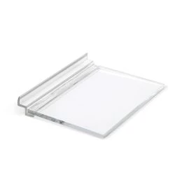 Acrylic Flat Slatwall Shelf