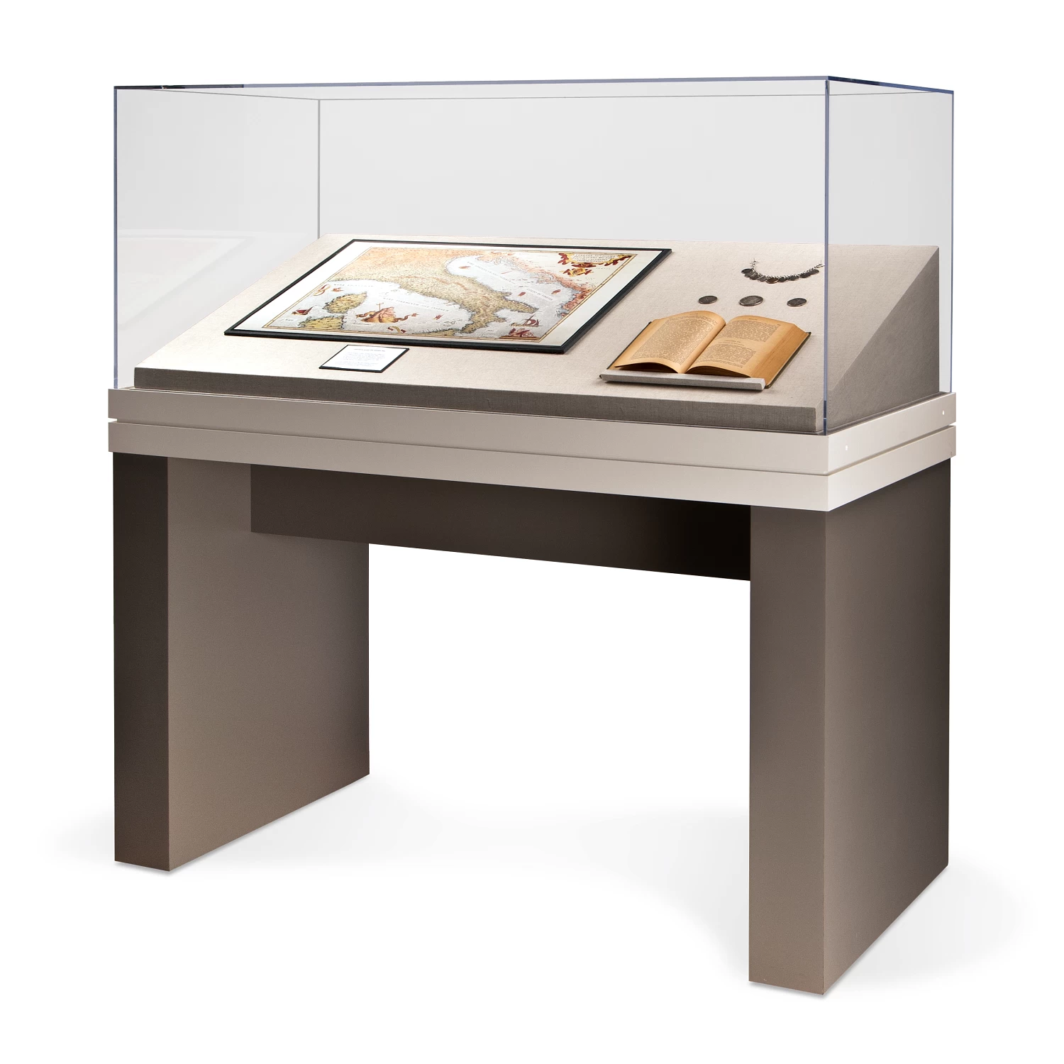 Gaylord Archival® Linen-Wrapped Retaining Bar 2 Gaylord Archival® Linen-Wrapped Retaining Bar - Image 2