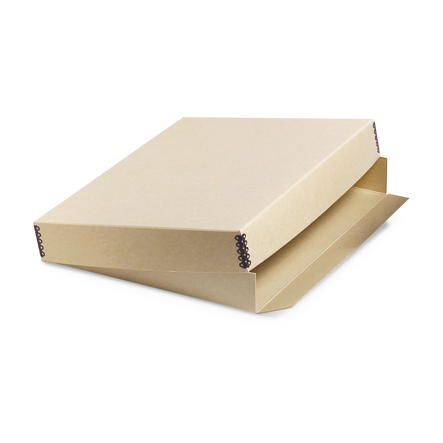 Gaylord Archival® Tan Barrier Board Drop-Front Deep Lid Print Box 1 Gaylord Archival® Tan Barrier Board Drop-Front Deep Lid Print Box