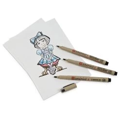 Sakura® Pigma® Graphic Pens (3-Pack)