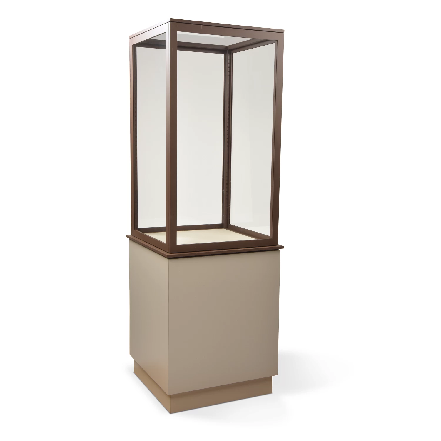 Gaylord Archival® Paxton Square Pedestal Glass Showcase 2 Gaylord Archival® Paxton Square Pedestal Glass Showcase - Image 2