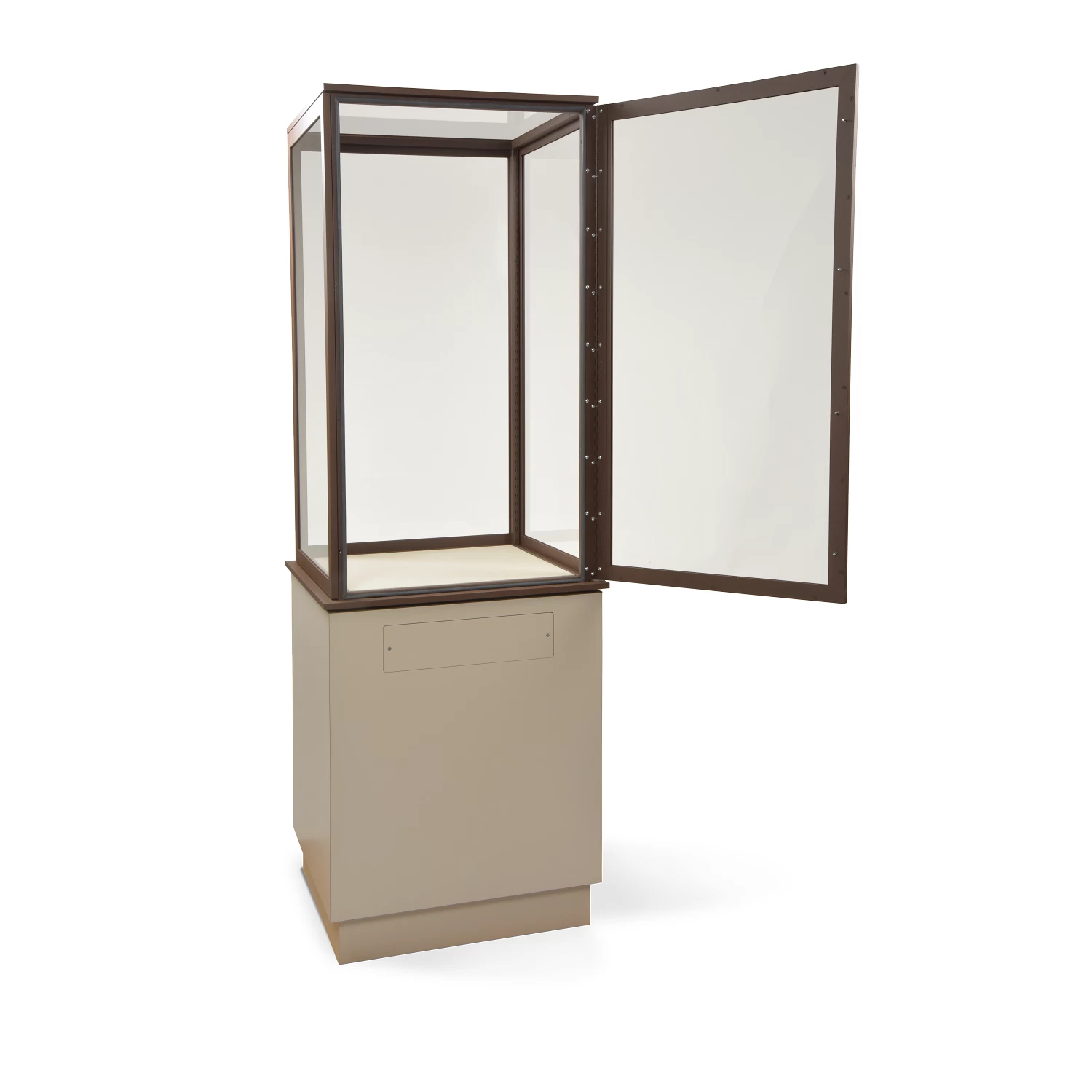 Gaylord Archival® Paxton Square Pedestal Glass Showcase 6 Gaylord Archival® Paxton Square Pedestal Glass Showcase - Image 6