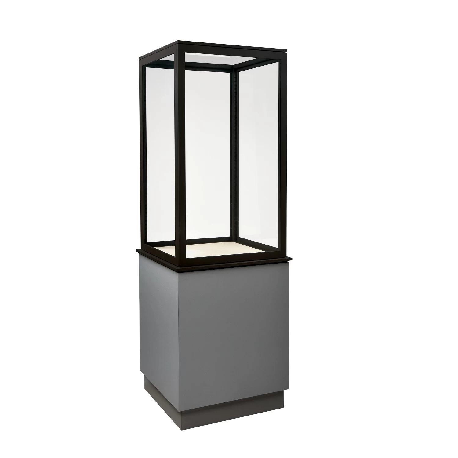 Gaylord Archival® Paxton Square Pedestal Glass Showcase 3 Gaylord Archival® Paxton Square Pedestal Glass Showcase - Image 3