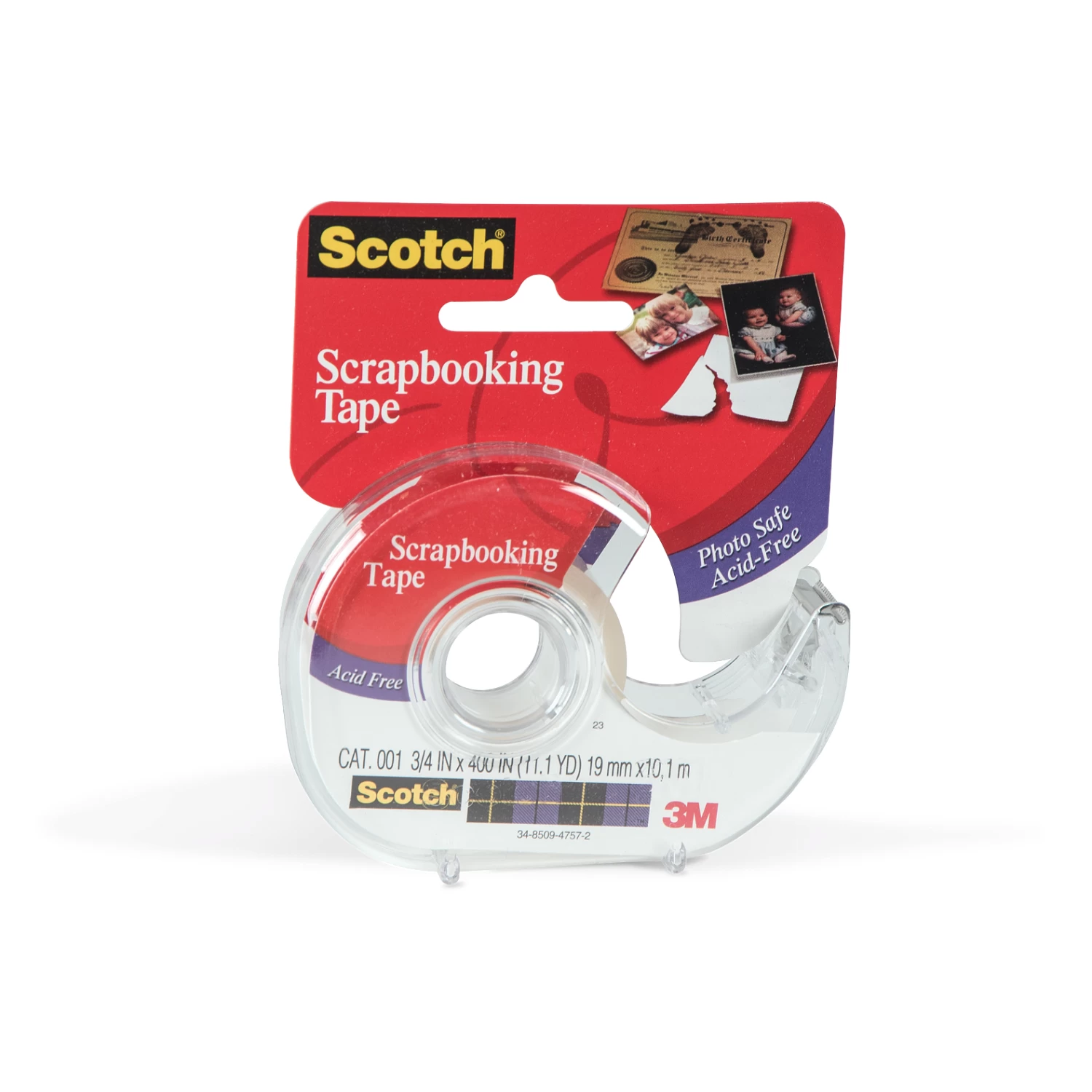 Scotch® 1.7 Mil Polyester Photo & Document Tape (11.1 Yds.) 1 Scotch® 1.7 Mil Polyester Photo & Document Tape (11.1 Yds.)