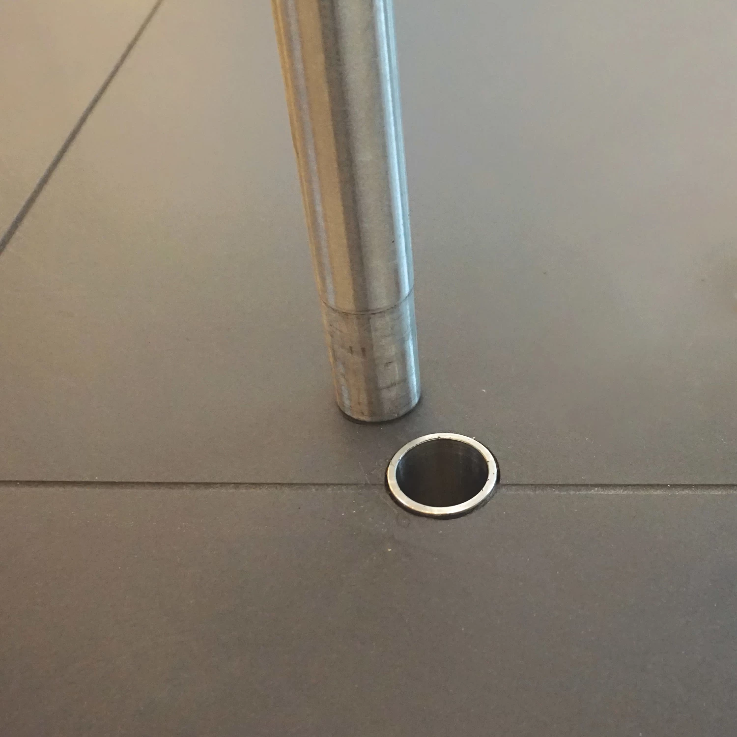 Q-Cord Floor-Mounted Museum Barrier With Dual Retractable Cords 2 Q-Cord Floor-Mounted Museum Barrier With Dual Retractable Cords - Image 2