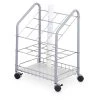 Safco® 12-Compartment Wire Mobile Roll Storage