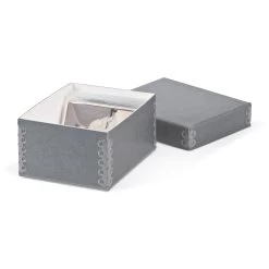 Gaylord Archival® Blue/Grey Barrier Board Carte De Visite Box