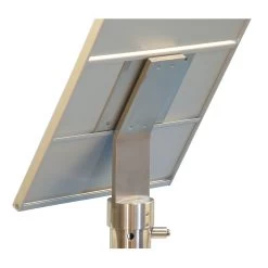 60° Signage Cap For Q-Cord Retractable Cord Museum Barriers