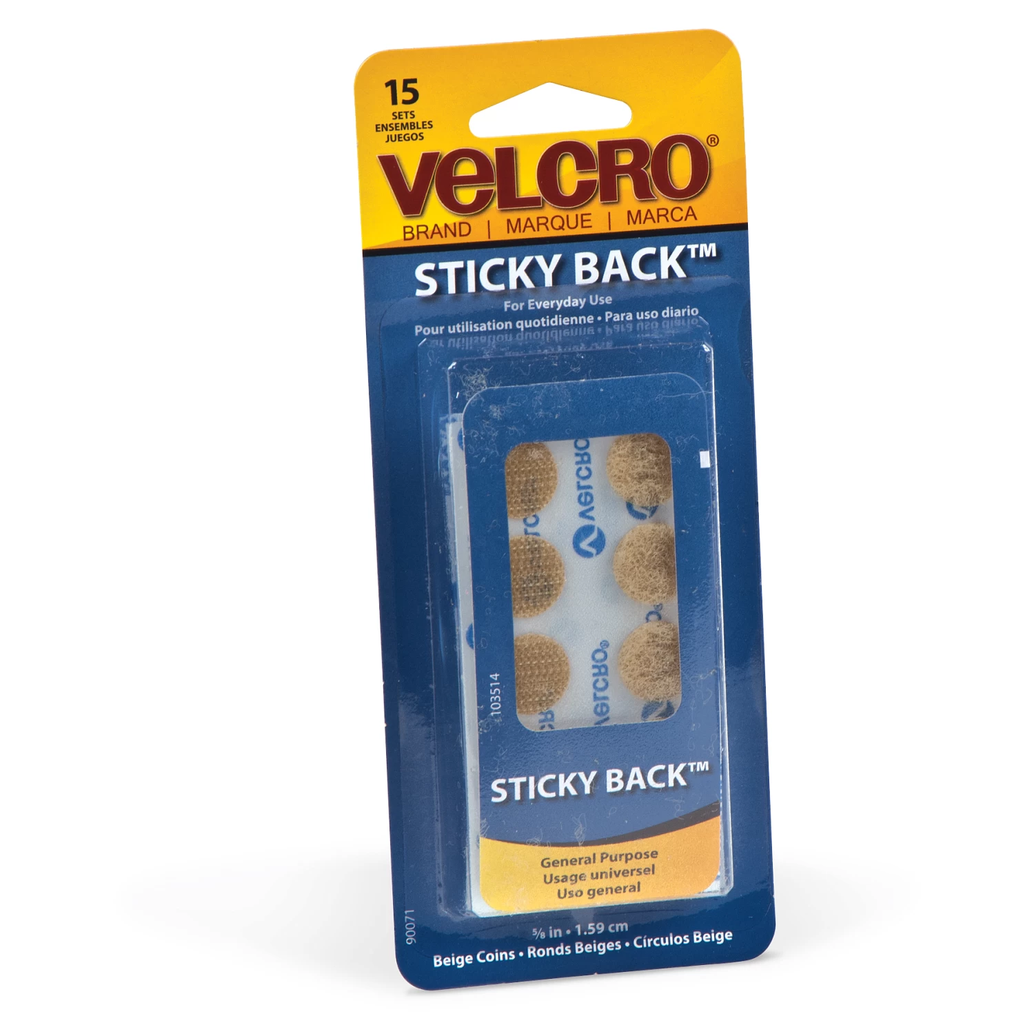 VELCRO® Sticky Back® VELCOIN® Fasteners (15-Pack) 1 VELCRO® Sticky Back® VELCOIN® Fasteners (15-Pack)
