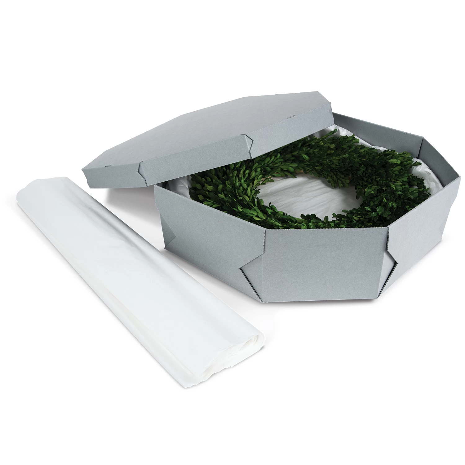 Gaylord Archival® Wreath Storage Box With Tissue 1 Gaylord Archival® Wreath Storage Box With Tissue