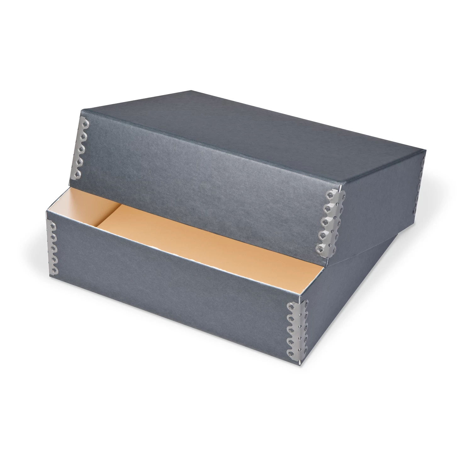 Gaylord Archival® Blue/Grey Barrier Board Deep Lid Print Box With DuraCoat Acrylic Coating40% Off While Supplies Last!Priced As Marked. No Code Needed.color> 1 Gaylord Archival® Blue/Grey Barrier Board Deep Lid Print Box With DuraCoat Acrylic Coating40% Off While Supplies Last!Priced As Marked. No Code Needed.color>
