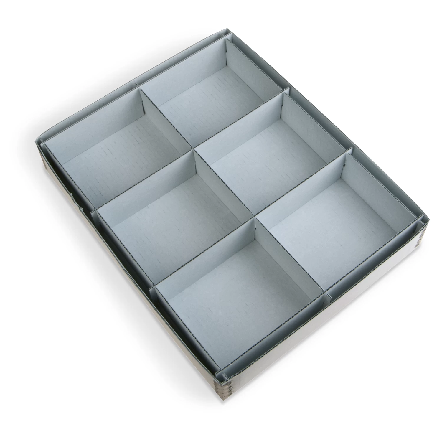 Gaylord Archival® 6-Compartment Blue Artifact Tray 1 Gaylord Archival® 6-Compartment Blue Artifact Tray