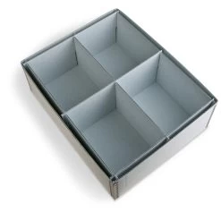 Gaylord Archival® 4-Compartment Blue Artifact Tray